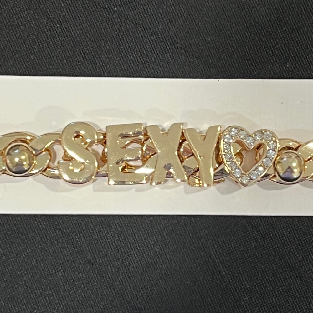 NWT Gold tone SEXY Women's Bracelet
